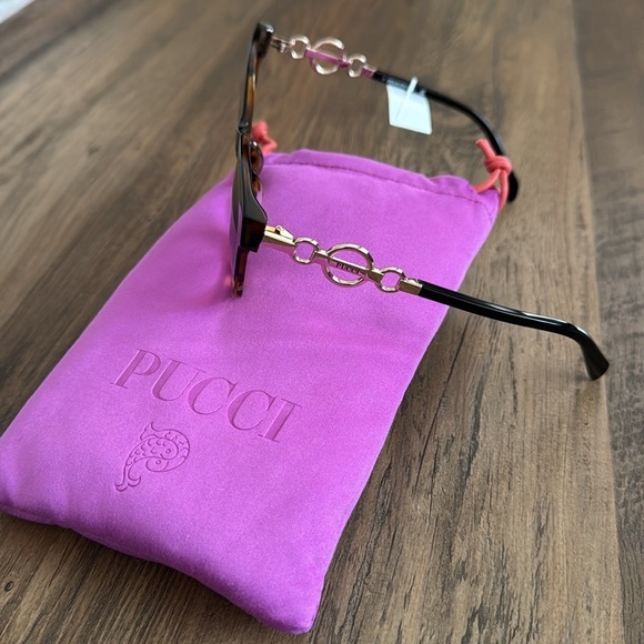 Emilio Pucci Tortoise Shell Sunglasses main image 5